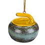 Curling Rock Christmas Tree Ornament